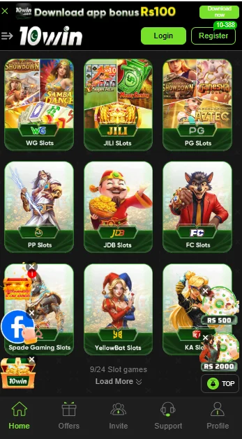 10win-game-dashboard-interface